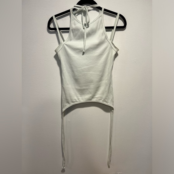 Dion Lee Double Ties Tank Top in Clear blue - Picture 8 of 10